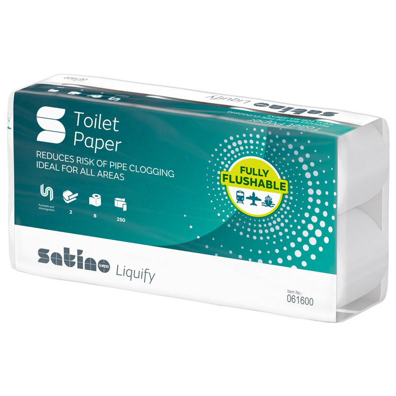 WC Papier Liquify 2 Lg Weiss - 250 Bl. - 64 Rollen (MT1)